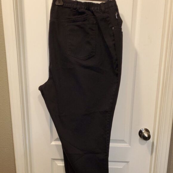 NWOT Liz & Me Black Denim Jeans Women’s Plus size 34W (not 34waist) 6XL - Picture 2 of 6